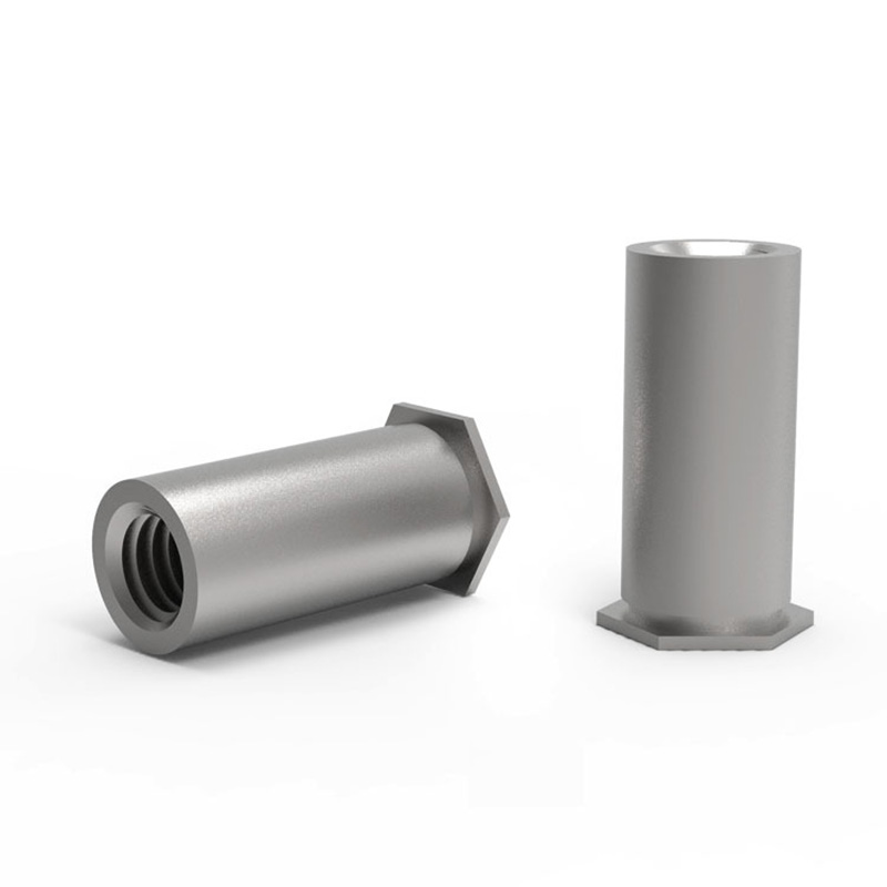 炭素鋼六角形のリベットナットカラム