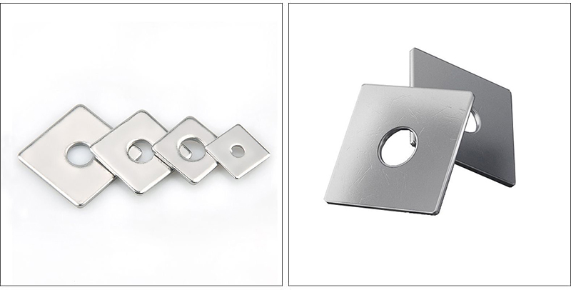 Carbon Steel Plated Galvanized Square Washers