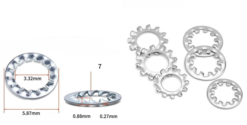 Internal teeth lock washer Internal teeth lock washer