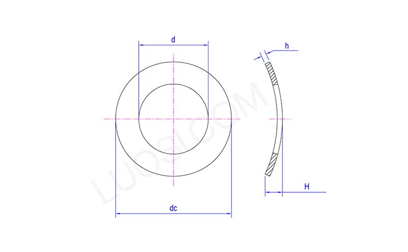 DIN137A Curved Spring Washer