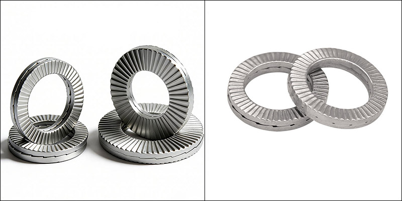 Double Fold Wedge Lock Washer