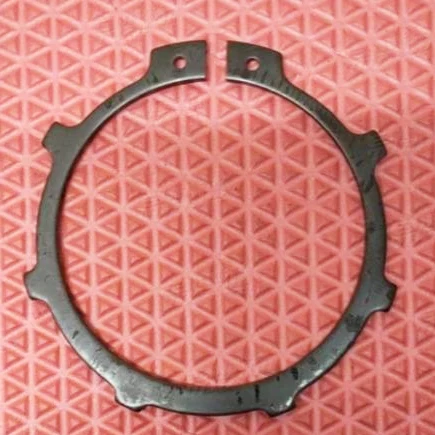シャフト - 外部サークリップで使用するためのラグ付きのリングを保持します